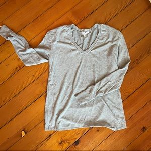 BP Nordstrom gray v-neck sweater